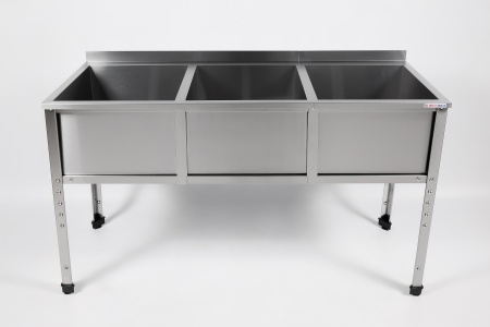 Ванна моечная трехсекционная RESTOINOX ВМС-3/7-Б-ЭН