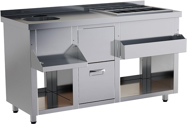 Барная станция RESTOINOX БСЗ1-15/7-04 без ящика, с вертушкой