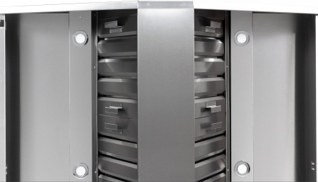 Зонт вытяжной центральный с подсветкой RESTOINOX ЗВЦУП-12/12