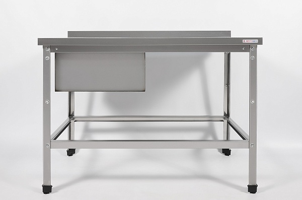 Ванна моечная с рабочей поверхностью RESTOINOX ВМСР/1-15/7-БЛО-ЭН