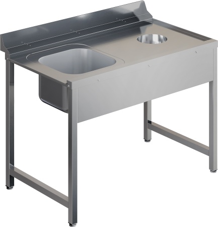 Стол входной для посудомоечной машины RESTOINOX ВМЦРО/1-12/7,4-Б