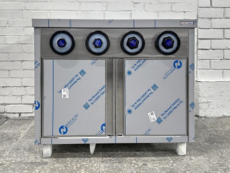 Стол-тумба с диспенсерами для стаканов RESTOINOX СПЗРД4-10/7-Б