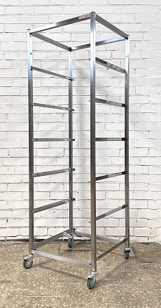 Тележка шпилька RESTOINOX ТШСПК-6 для посудомоечных кассет 50х50