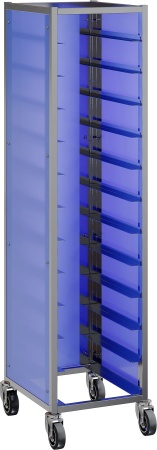 Тележка-шпилька под подносы RESTOINOX ТШСЗПП-12-40/20-304/325-360