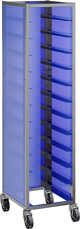 Тележка-шпилька под подносы RESTOINOX ТШСЗПП-12-40/20-304/325-360