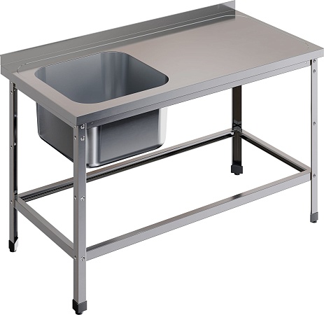 Ванна моечная с рабочей поверхностью RESTOINOX ВМЦР/1-11/7-БЛО-ЭЦ