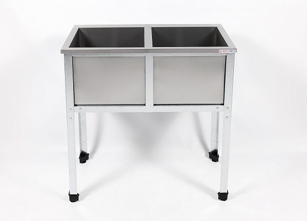 Ванна моечная двухсекционная RESTOINOX ВМС-2/12/7-ЭК