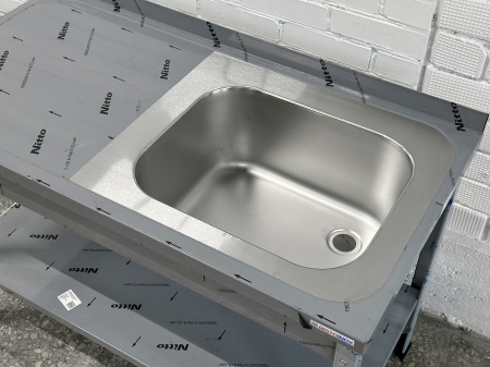 Ванна моечная с рабочей поверхностью RESTOINOX ВМЦР/1-13/7-БПП-ЭН