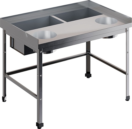 Стол для обработки корнеплодов и овощей RESTOINOX СДК-12/8-ЭН