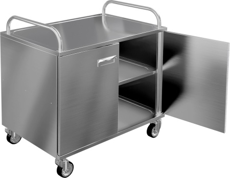 Тележка сервировочная закрытая RESTOINOX ТСЗ-3-9/6