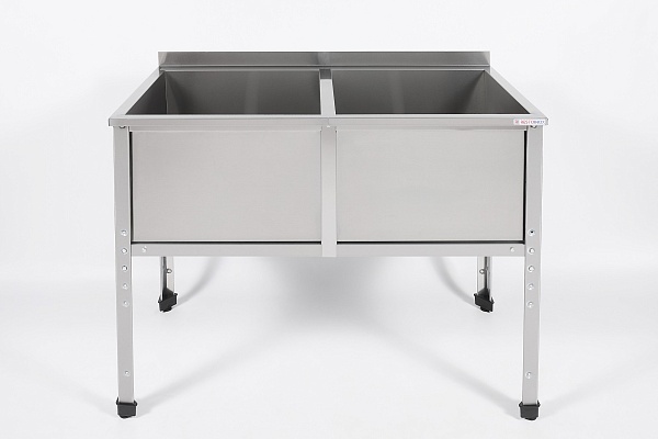 Ванна моечная двухсекционная RESTOINOX ВМС-2/12/7-Б-ЭН