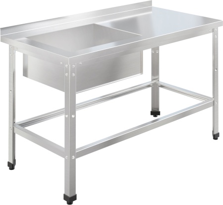Ванна моечная с рабочей поверхностью RESTOINOX ВМСР/1-13/7-БЛО-ЭН