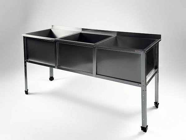 Ванна моечная трехсекционная RESTOINOX ВМС-3/4-Б-ЭК