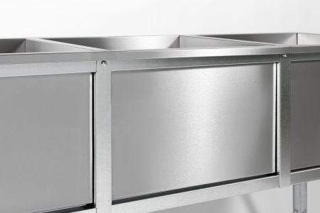 Ванна моечная трехсекционная RESTOINOX ВМС-3/6-ЭЦ