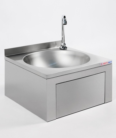 Рукомойник настенный коленный RESTOINOX РНКXГ-40/40-Б