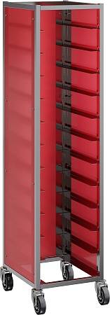 Тележка-шпилька под подносы RESTOINOX ТШСЗПП-12-40/20-304/325-360