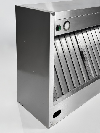 Зонт вытяжной пристенный с подсветкой RESTOINOX ЗВПКП-11/14