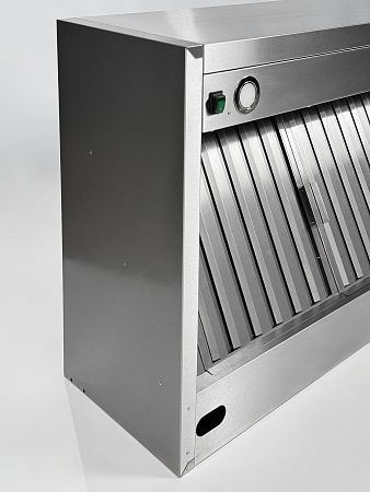 Зонт вытяжной пристенный с подсветкой RESTOINOX ЗВПКП-11/14