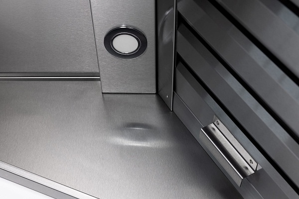 Зонт вытяжной центральный с подсветкой RESTOINOX ЗВЦУП-11/14