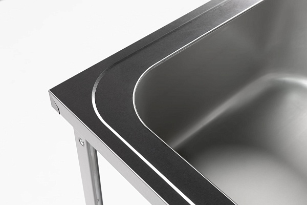 Ванна моечная с рабочей поверхностью RESTOINOX ВМЦР/1-9/7-БПО-ЭН