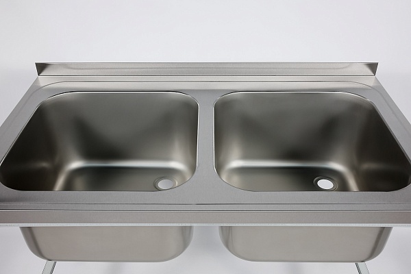 Ванна моечная цельнотянутая RESTOINOX ВМЦ-2/13/6-БО-ЭЦ