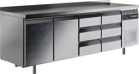 Стол холодильный RESTOINOX SHS-1133GN-B (2 дв.+6 ящ.)