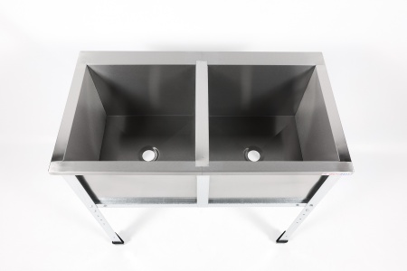 Ванна моечная двухсекционная RESTOINOX ВМС-2/12/7-ЭК