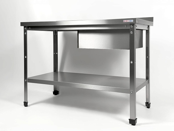 Ванна моечная с рабочей поверхностью RESTOINOX ВМСР/1-12/7-БПП-ЭН