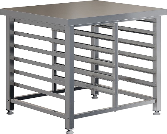 Подставка RESTOINOX ППКР-2-90/90/90 под пароконвектомат универсальная