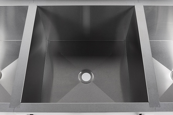 Ванна моечная трехсекционная RESTOINOX ВМС-3/7-Б-ЭН