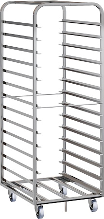 Тележка для ротационной печи BONGARD 8.64. (RESTOINOX) 14 уровней сварная 600х800 мм