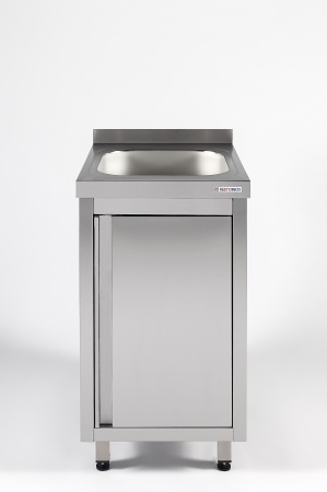 Ванна моечная цельнотянутая одинарная закрытая RESTOINOX ВМЦЗ-1/6/6-Б