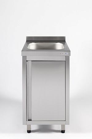 Ванна моечная цельнотянутая одинарная закрытая RESTOINOX ВМЦЗ-1/6/6-Б