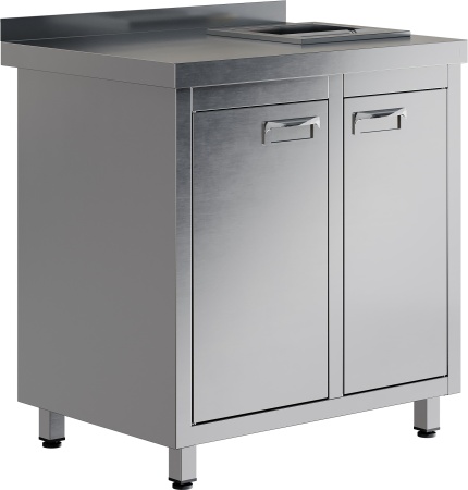 Барная станция для кофемашин RESTOINOX БСНКР-10/7-БП с нок-бокс