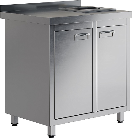 Барная станция для кофемашин RESTOINOX БСНКР-10/7-БП с нок-бокс