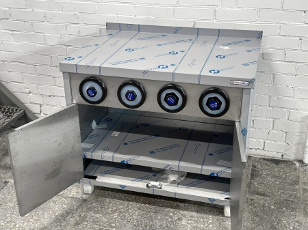 Стол-тумба с диспенсерами для стаканов RESTOINOX СПЗРД4-10/7-Б