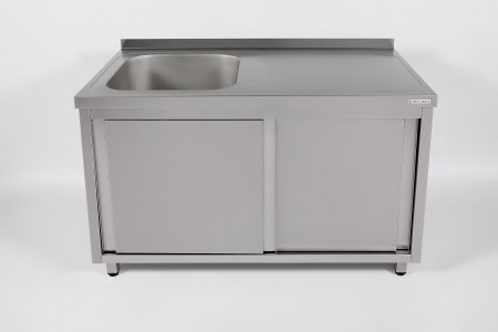 Стол производственный купе RESTOINOX СПЗК1М-14/7-БЛ с моечной ванной