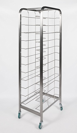 Тележка шпилька RESTOINOX ТШРППР-12/360/540 под подносы универсальная на радиусной трубе