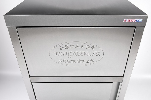 Мусорный бак для фуд корта RESTOINOX МБНФ-1-6/6/12.5