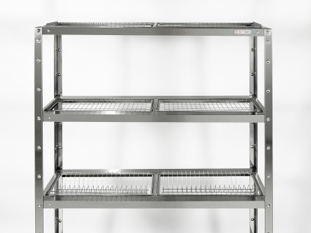 Стеллаж для сушки тарелок и стаканов RESTOINOX СТПТС-12/4-ЭН