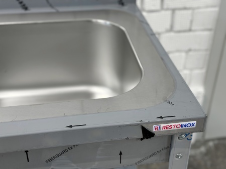 Ванна моечная с рабочей поверхностью RESTOINOX ВМЦР/1-13/7-БПП-ЭН