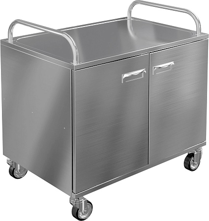 Тележка сервировочная закрытая RESTOINOX ТСЗ-3-9/6