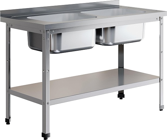 Ванна моечная цельнотянутая RESTOINOX ВМЦ-2/13/6-БП-ЭЦ