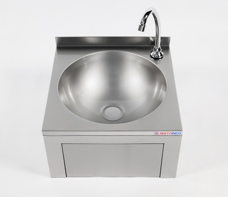 Рукомойник настенный коленный RESTOINOX РНКXГ-40/40-Б