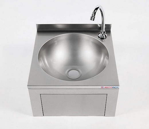 Рукомойник настенный коленный RESTOINOX РНКXГ-40/40-Б