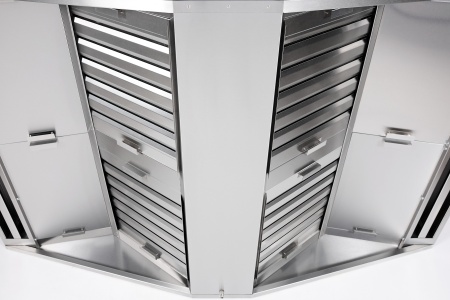 Зонт приточно-вытяжной центральный RESTOINOX ЗПВЦУ-08/18