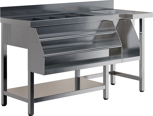 Барная станция RESTOINOX БСНКМБ-15/6-БП2К