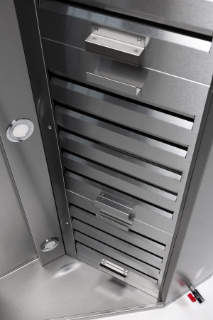 Зонт вытяжной центральный с подсветкой RESTOINOX ЗВЦУП-09/12