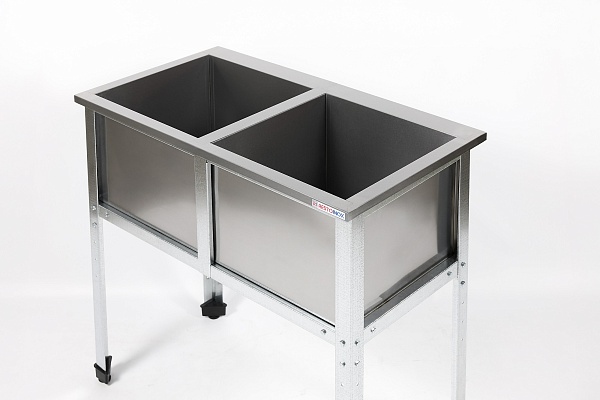 Ванна моечная двухсекционная RESTOINOX ВМС-2/12/6-ЭК