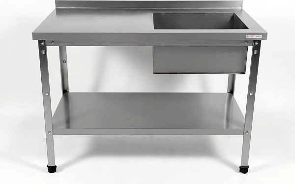Ванна моечная с рабочей поверхностью RESTOINOX ВМСР/1-15/7-БПП-ЭН